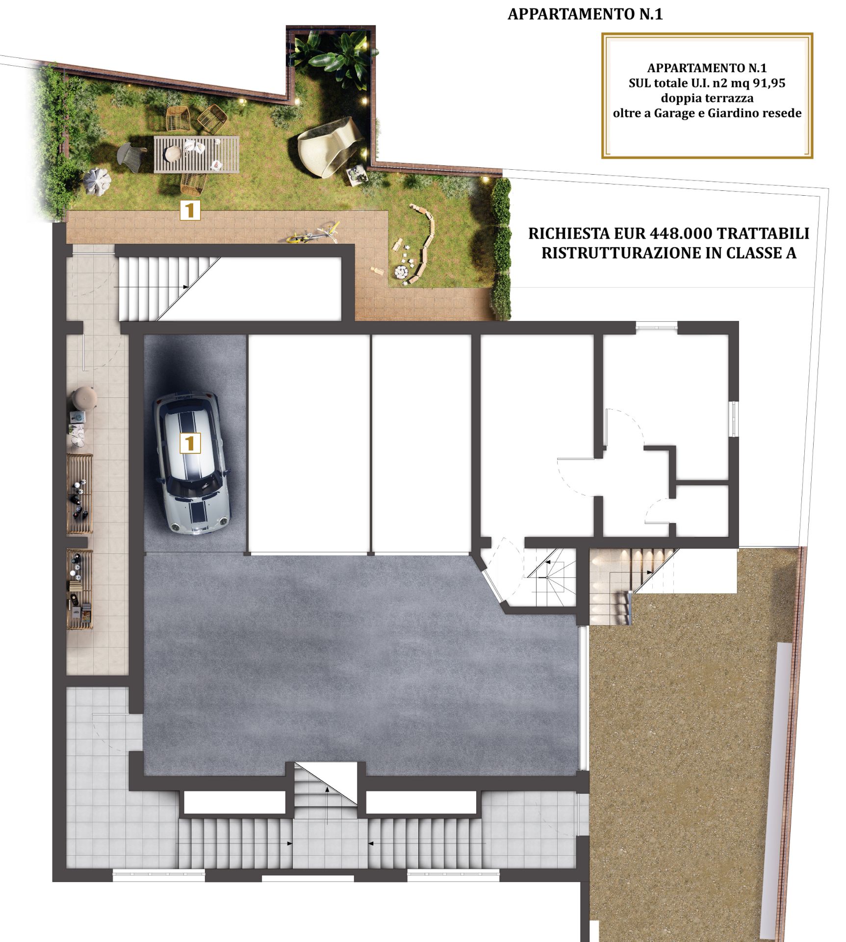 BELLARIVA – APPARTAMENTI CLASSE A POSTO AUTO E GIARDINO - foto 1 - Agenzia Loft & Co.